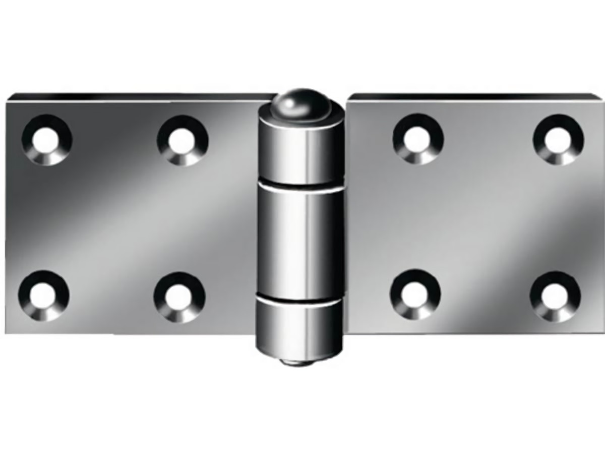 VORMANN 000048180Z Scharnier  Höhe 50 mm Breite 180 mm Stärke 4 mm Stahl blau ve