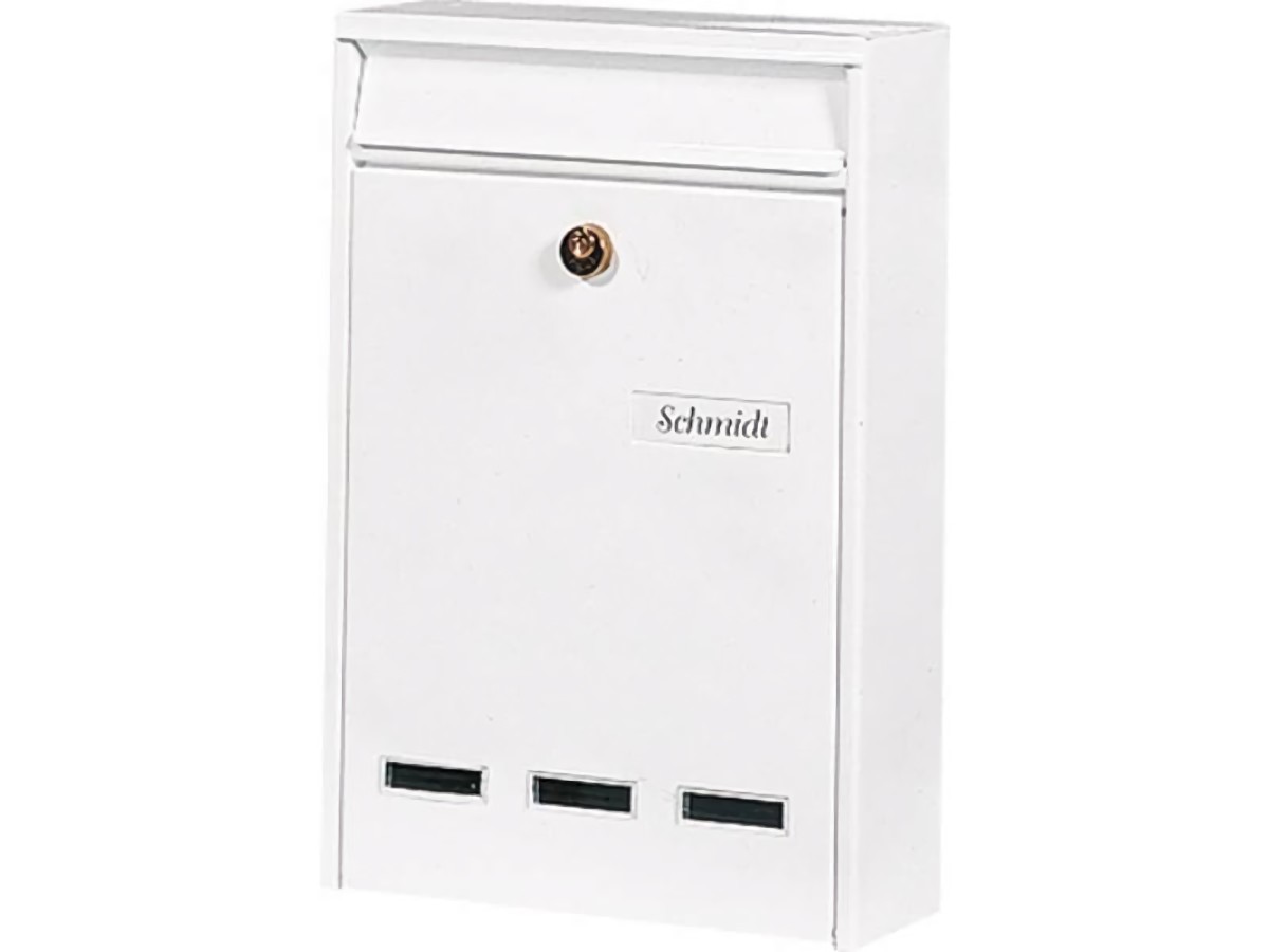 BURG-WÄCHTER 872W Briefkasten Köln Höhe 340 mm Breite 255 mm Tiefe 85 mm weiß St