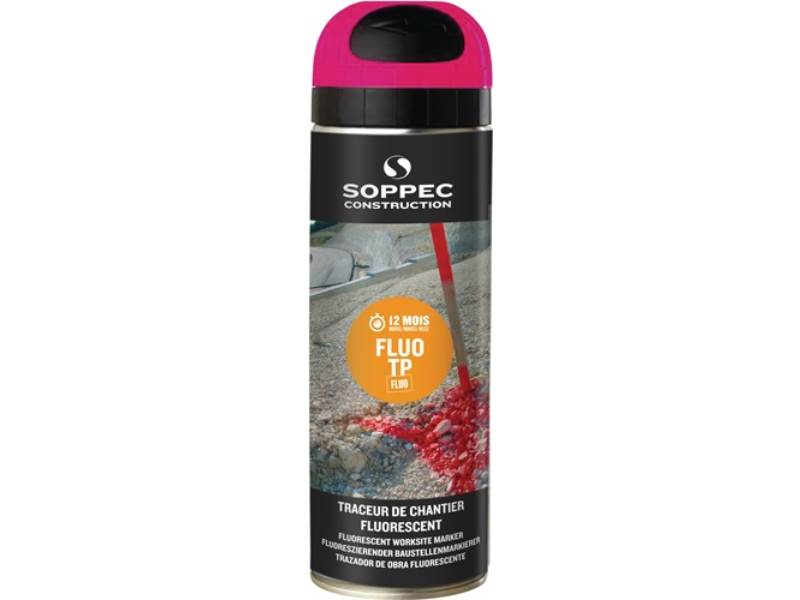 SOPPEC 141525E Baustellenmarkierspray FLUO TP leuchtpink 500 ml