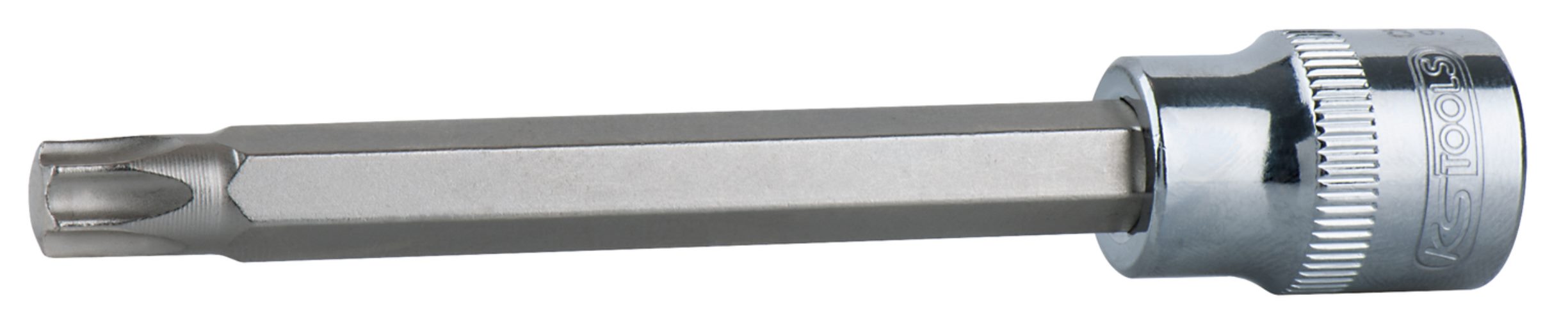 KS Tools 918.1647 1/2'' CHROMEplus Bit-Stecknuss Torx, lang, T45