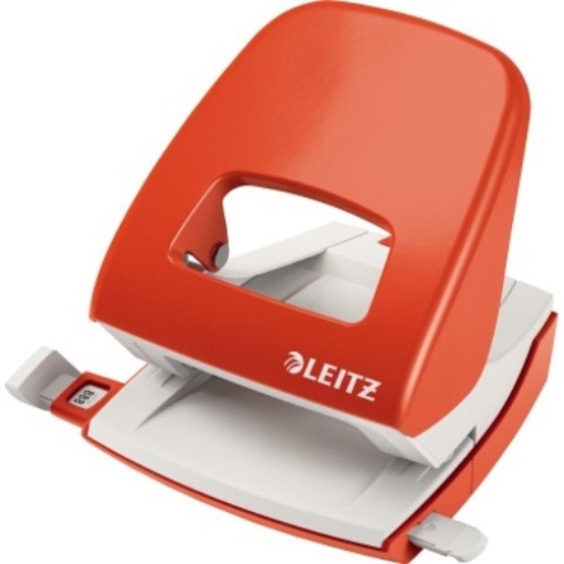 Leitz Locher NeXXt 50080020 max. 30Bl. Metall hellrot