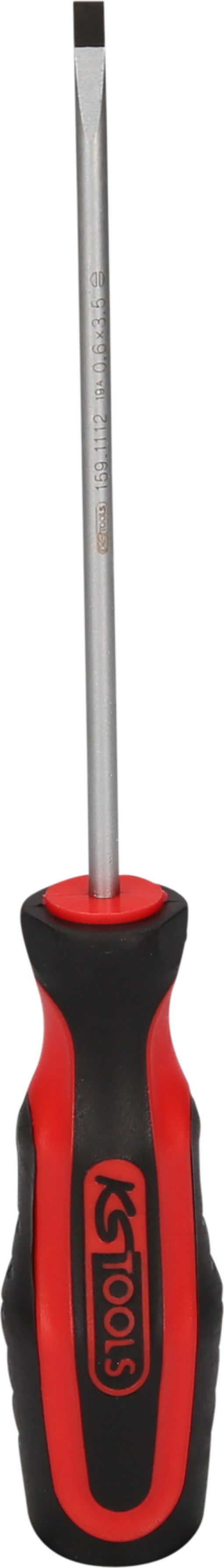 KS Tools 159.1112 ERGOTORQUEplus Schlitz-Schraubendreher, 3,5mm, 180mm lang