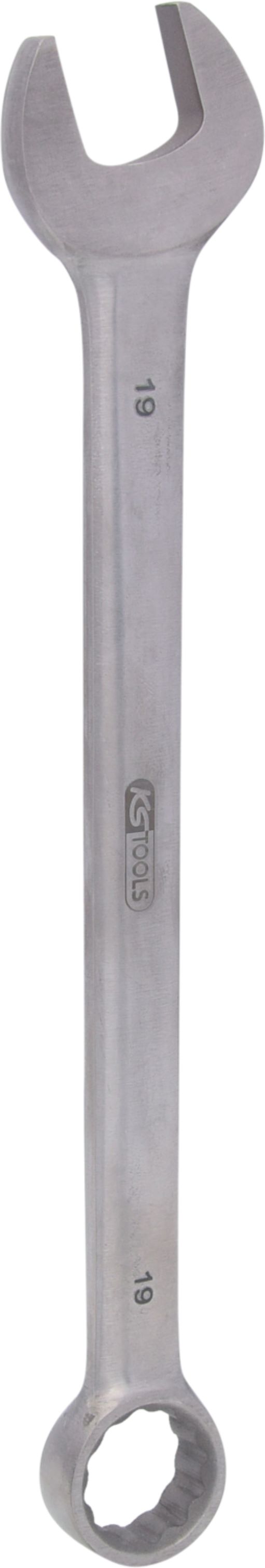 KS Tools 965.0219 TITANplus Ringmaulschlüssel, abgewinkelt, 19mm