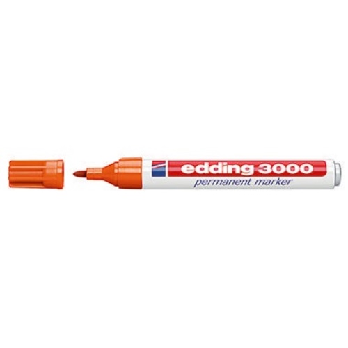 edding Permanentmarker 4-3000006 1,5-3mm Rundspitze orange