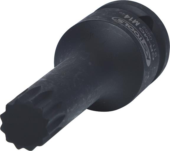 KS Tools 911.0952 1/2'' Kraft-Bit-Stecknuss Vielzahn, lang, M14