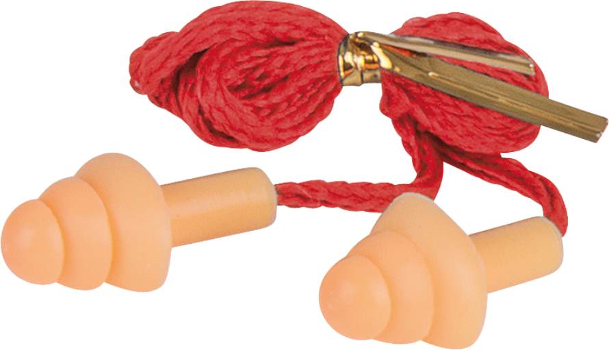 KS Tools 985.7055 Ohrstöpsel PU, mit Schnur und Pilzkopf, 20 Paar