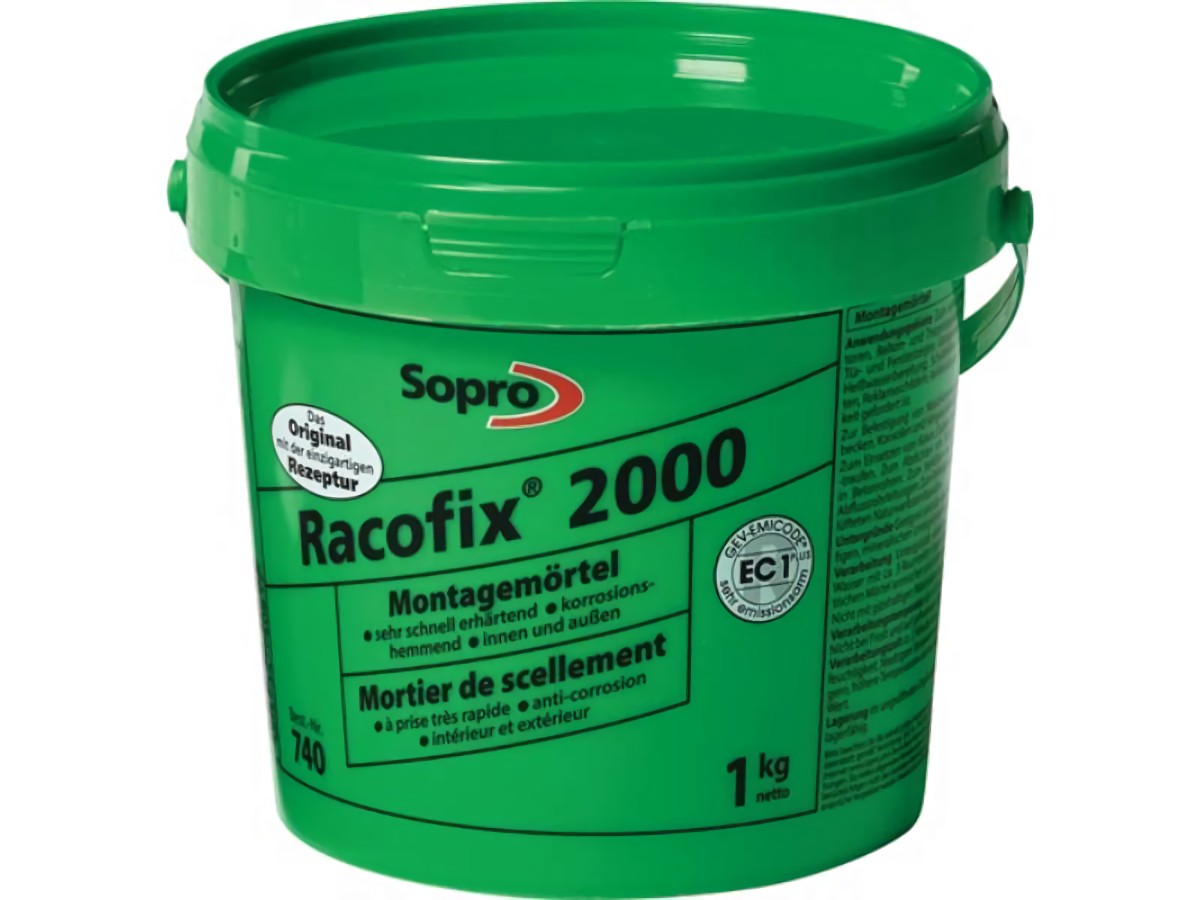 SOPRO 74081 Montagemörtel Racofix® 2000 1:3 Raumteile (Wasser/Mörtel) 1 kg