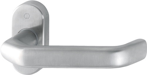 HOPPE 2737831 Feuerschutz-Rosettengarnitur  Edelstahl  Vierkant 9 mm