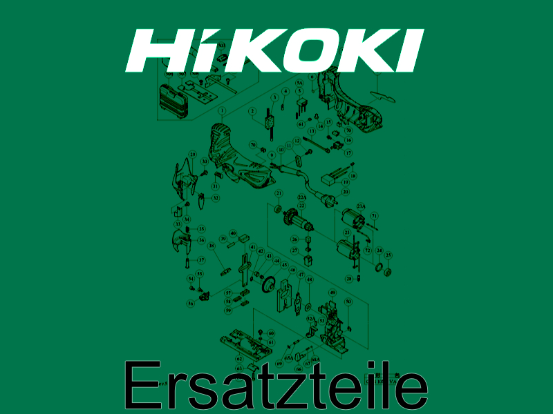 HiKOKI (Hitachi) 986095 MOTORGEHÄUSE KOMPL.DH28Y