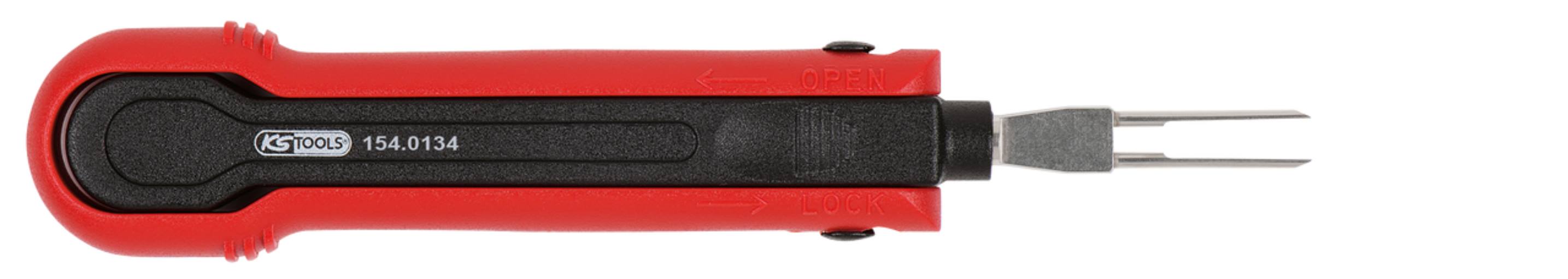 KS Tools 154.0134 Entriegelungswerkzeug für Flachstecker 9,5 mm (AMP Tyco MPT)