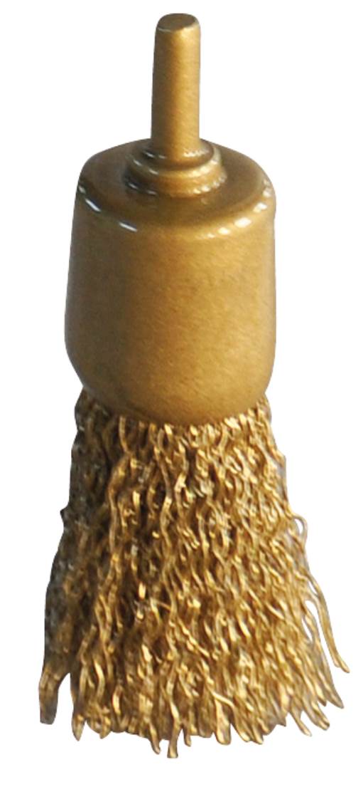 KS Tools 963.9595 BRONZEplus Pinselbürste, Draht, gewellt, Ø 26 mm