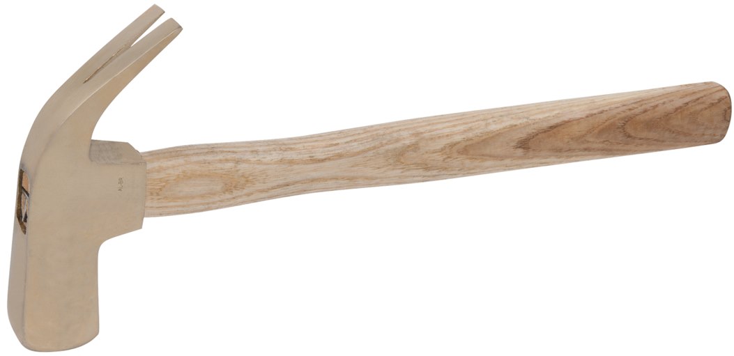 KS Tools 963.2152 BRONZEplus Klauenhammer 500 g, mit Hickorystiel