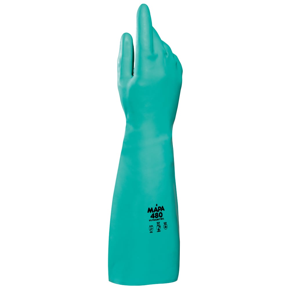 Gr .10 *ULTRANITRIL 480* MAPA® grün *ULTRANITRIL PERFORMANCE 480* MAPA® GLOVES