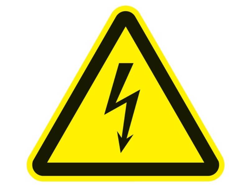 3000277651 Warnzeichen ASR A1.3/DIN EN ISO 7010 200 mm Warnung vor Spannung Fol