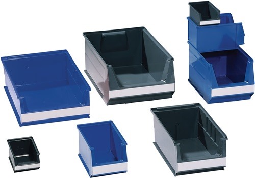 LOCKWEILER 19200324 Sichtlagerkasten  L350/300xB210xH145mm PE blau