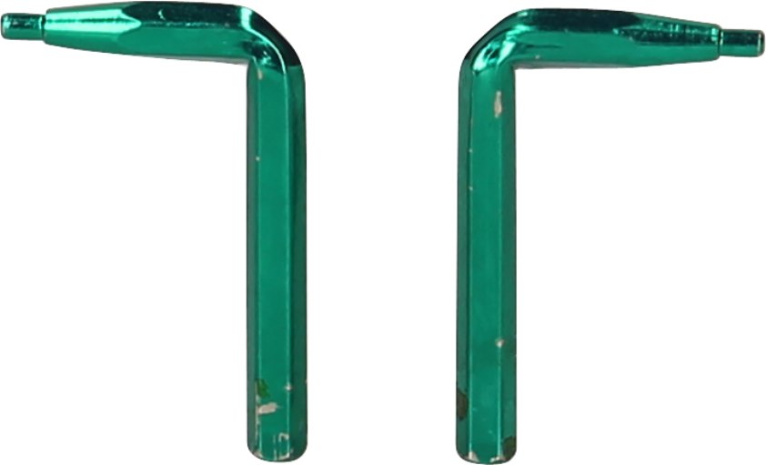 KS TOOLS 500.7027 Spitzenpaar für Doppelgelenk-Sicherungszangen, 1,3 mm, 90° abg