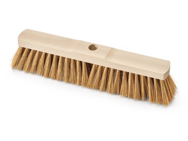 231400 Besen Poly-Kokos-Kunstfaser Länge 600 mm Buchenholzkörper mit Stielloch