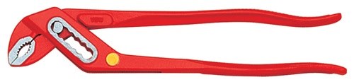 VBW 188015 Wasserpumpenzange  Länge 300 mm Spannweite 40 mm poliert rot kordiert