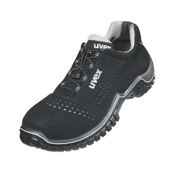 Uvex 6989848 motion style Halbschuhe S1 69898 schwarz, silber Weite 11 Größe 48
