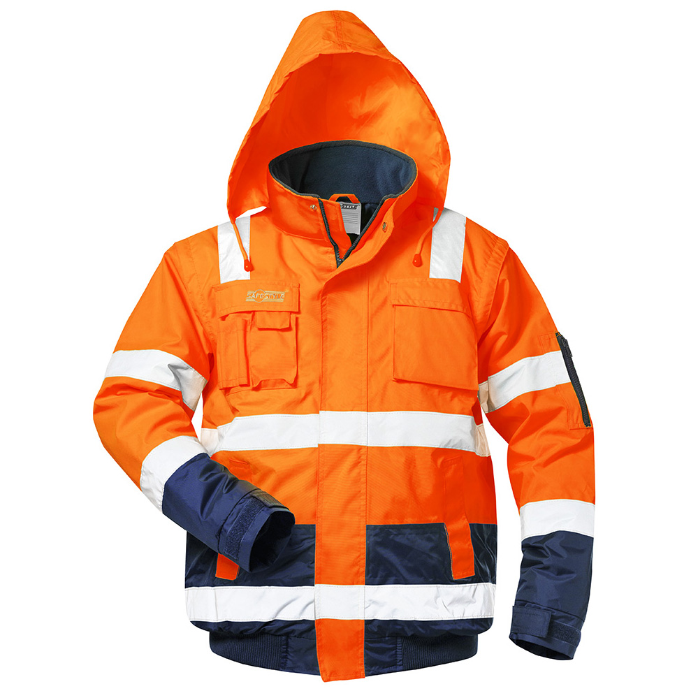 Gr .XL (58/60) *JONAS* WARNSCHUTZ PILOTJACKE ORANGE/MARINE orange *JONAS* HIGH V
