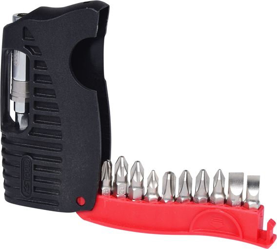 KS Tools 911.2840 1/4'' CLASSIC Mini-Bit-Etui, 11-tlg. Schlitz, PH, PZ