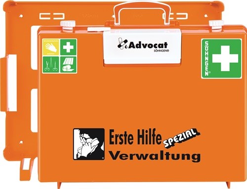 SÖHNGEN 367004 Erste Hilfe Koffer Advocat Verwaltung B400xH300xT150ca.mm orange