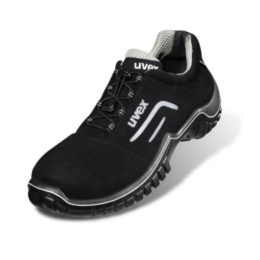 Uvex 6978844 motion style Halbschuhe S2 69788 schwarz, silber Weite 11 Größe 44