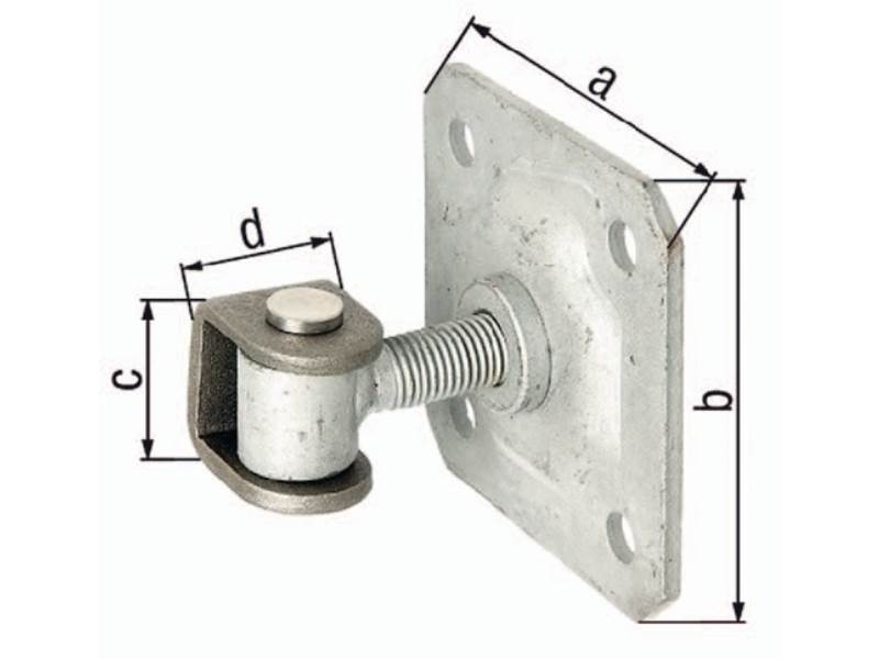 GAH 418403 Torband  100x100x42x30mm Stahl roh