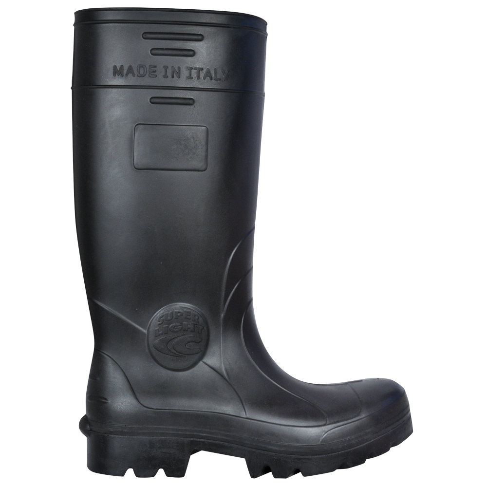 Gr .47 *TARANTO* PU-STIEFEL schwarz *TARANTO*  PU boots