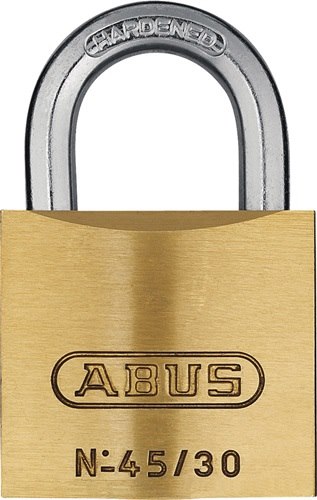 ABUS 80611 Zylindervorhangschloss 45/30 Schlosskörperbreite 29 mm Messing versch