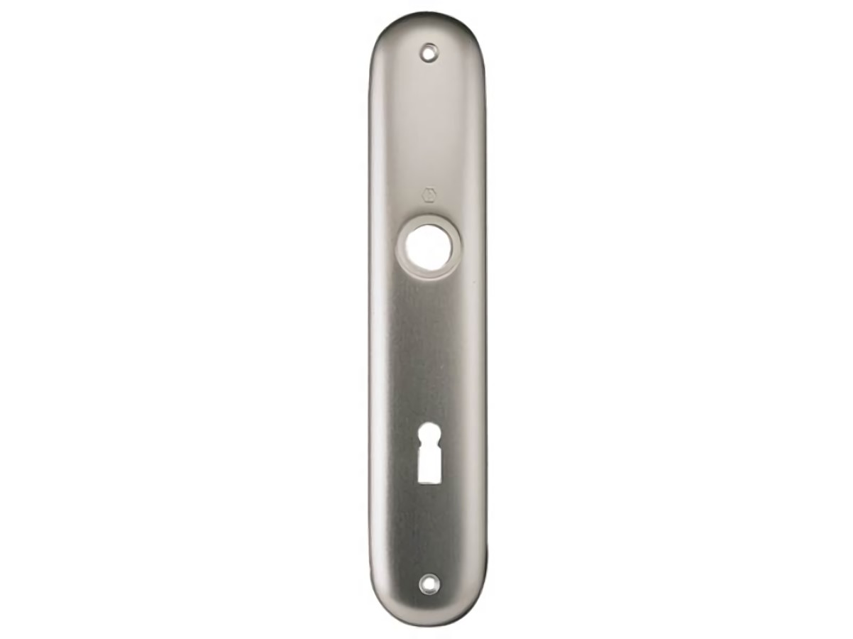 HOPPE 2800239 Langschildpaar 273P F1 / naturfarbig F1 PZ 72 mm