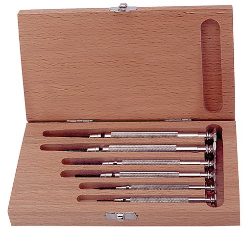 KUKKO 250-560 Feinmechanikerschraubendreher-Satz 250 6 teilig Schlitz