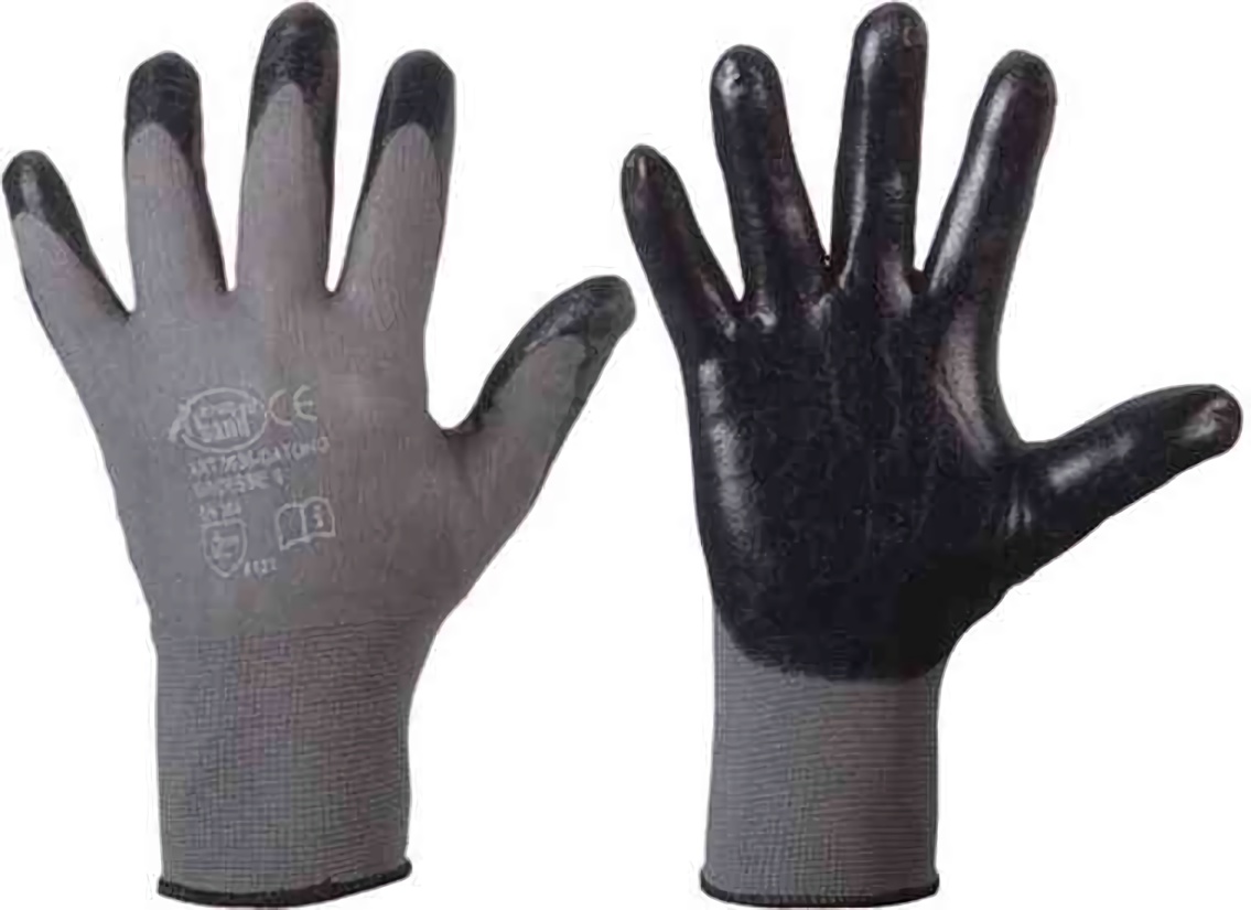 Gr .11 *DATONG* STRONGHAND® HANDSCHUHE grau *DATONG* STRONGHAND® GLOVES