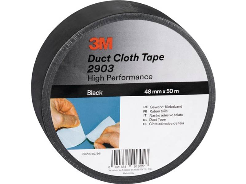 3M 7100098695 Gewebeband Scotch® 2903 schwarz Länge 50 m Breite 48 mm