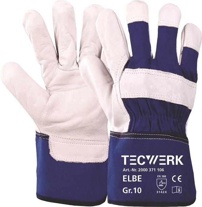 TECWERK 2000371106 Handschuhe Elbe Gr.10 blau EN 388 PSA II TECWERK 2000371106
