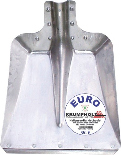 PROMAT 6201 Hallenser Randschaufel FAVORIT Gr.9 380 x 380 mm Aluminiumblech