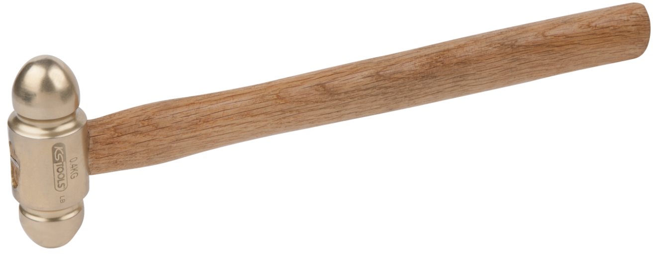 KS Tools 963.2109 BRONZEplus Schlosserhammer, 400g, amerikanische Form