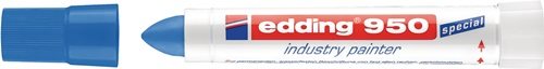 EDDING 4-950003 Industrie-Pastenmarker 950 blau Strichbreite 10 mm Rundspitze