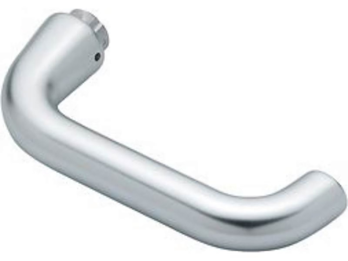 HOPPE 3275966 Türdrückerlochteil Paris 138L Aluminium F1 / naturfarbig Vierkant