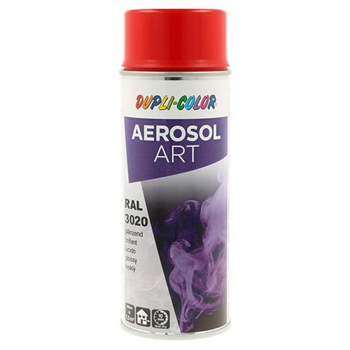 Buntlackspray AEROSOL Art verkehrsrot glänzend RAL 3020 400 ml Spraydose