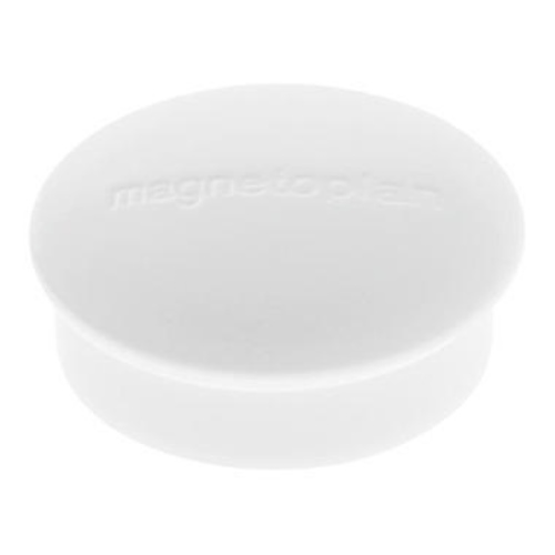magnetoplan Magnet Discofix Mini 1664600 20mm weiß 10 St./Pack.