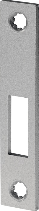 BKS S4130039 Schließblech S413 Stahl silber Breite 20 x Länge 105 mm käntig DIN