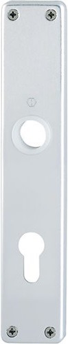 HOPPE 820801 Langschildpaar 202SP F1/ naturfarbig F1 PZ 72 mm