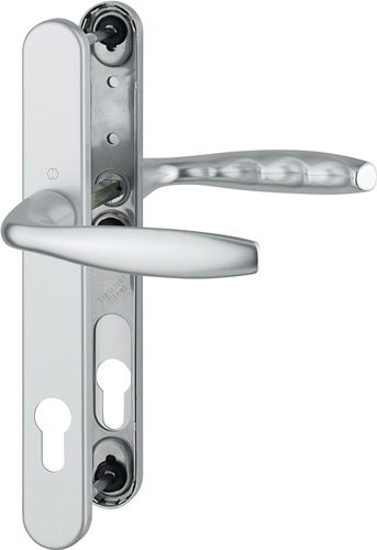 HOPPE 3257338 Profil-Garnitur New York 1810/3346 Aluminium F1 PZ für Türstärke 5