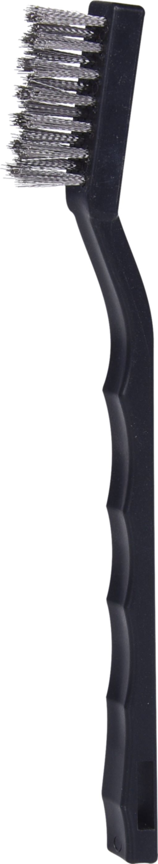 KS Tools 201.2315 Stahldraht Zündkerzen-Drahtbürste-2-reihig, 170mm