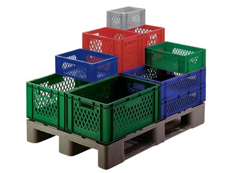 LA-KA-PE TK600/270-1 BLAU Transportstapelbehälter  L600xB400xH270mm blau PP Durc
