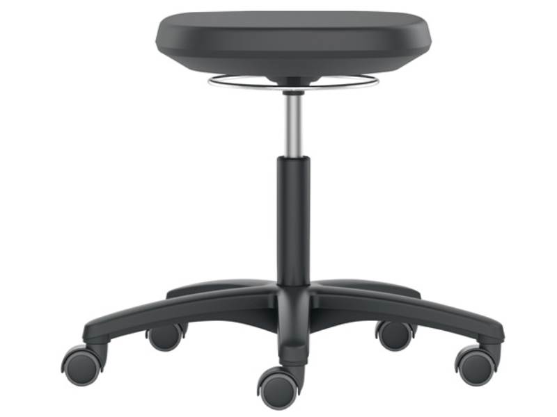 BIMOS 9127-2000 Drehhocker Labsit Rollen Skintecpolster Sitzhöhenverstellung 450