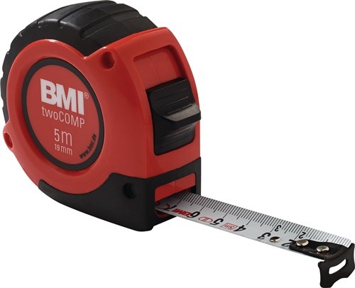 BMI 472841021M Taschenrollbandmaß twoCOMP Länge 8 m Breite 25 mm mm/mm EG II ABS