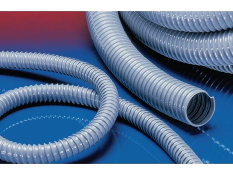 Absaug- u.Förderschl.AIRDUC® PVC 345 ID 150mm AD 162mm 6mm L.10m Rl.NORRES
