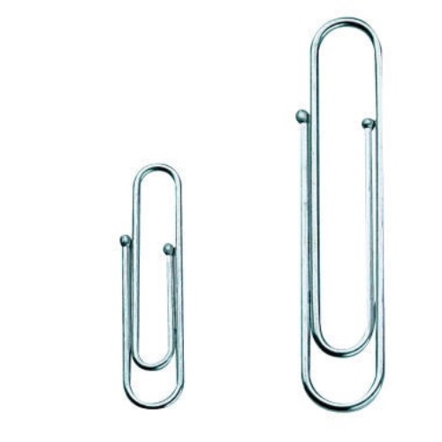 NORICA Büroklammer 2262 77mm gewellt silber 100 St./Pack.